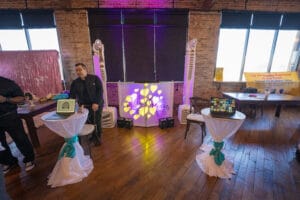 A Decorated Room where a event is going on